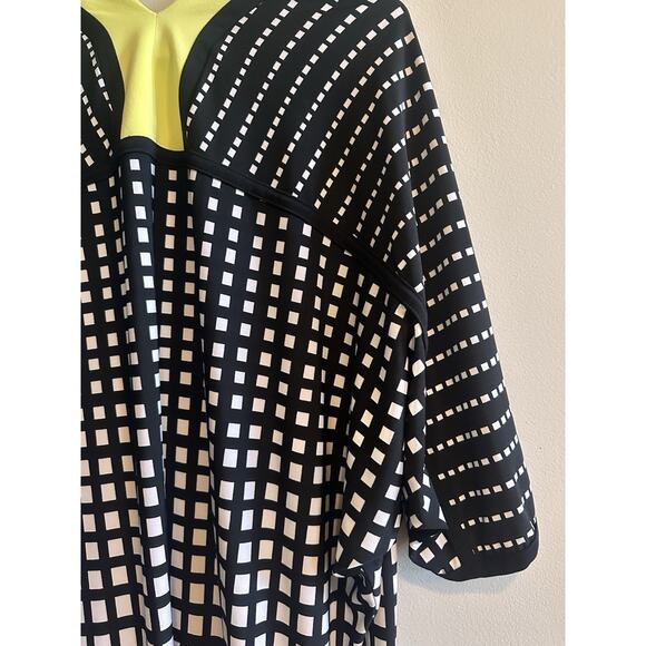 Joseph Ribkoff Open Front Short Sleeve Kimono Cardigan Coverup Size 14 - Picture 8 of 11